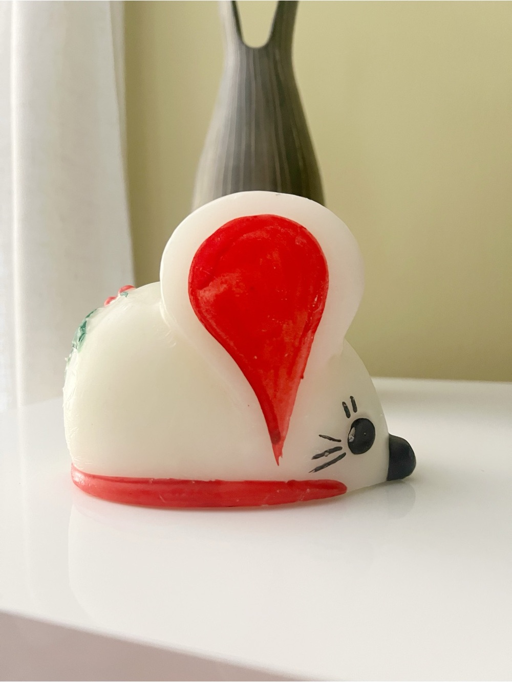 Vintage Hallmark Christmas Mouse Holiday Candle
